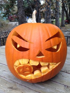 Halloween Pumpkin, eating pumpkin